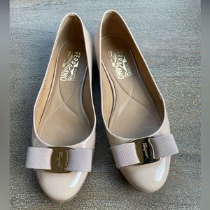 Ferragamo Nude Flats size 36